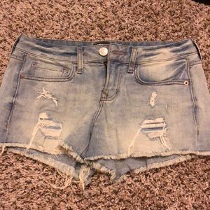 Express jean shorts